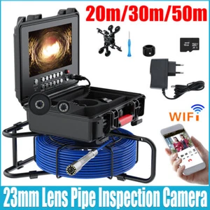 9 inch Ultra HD Wireless WiFi/DVR Counter Pipe Inspection Camera 23mm Endoscope - Picture 1 of 12