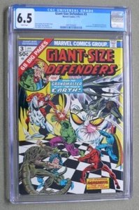 Giant-Size Defenders #3 (Marvel 1975) CGC 6.5 (FN+) 1st appearance of Korvac - Bild 1 von 3