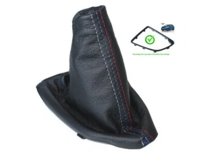Schaltmanschette Fur BMW Series 2 F45 F46 2014-2020 Leder Naht M/// + Rahmen - Bild 1 von 8