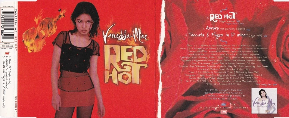Vanessa Mae - Red Hot  (3 Track Maxi CD) - Bild 1 von 1
