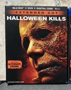 New: Halloween Kills Extended Cut 2021 Blu-ray & DVD Alternate Ending SLIPCOVER - Bild 1 von 3