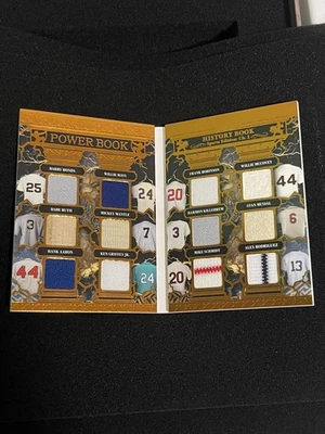 2025 Leaf History Book Chapter 2. Power Book 12 Way Relic. Bonds. Mays, Ruth /15 - Image 1 of 2