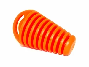 Race-Driven Motorcycle ATV MX Muffler Plug Stroke Silencer Cap Large Orange - Picture 1 of 3