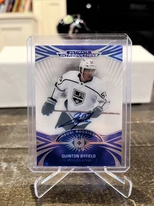 2021 Upper Deck Ultimate Collection Introductions Quinton Byfield Rookie Auto RC - Picture 1 of 2