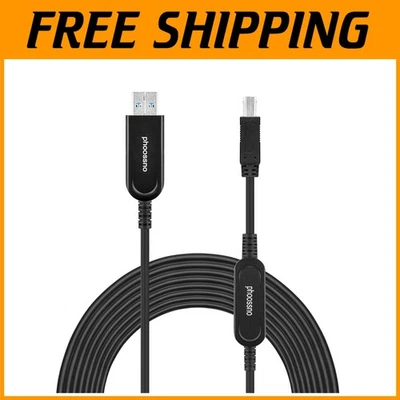 USB 3.0 A to B Active Optical Cable 33ft - High-Speed Universal Compatibility - Image 1 of 4
