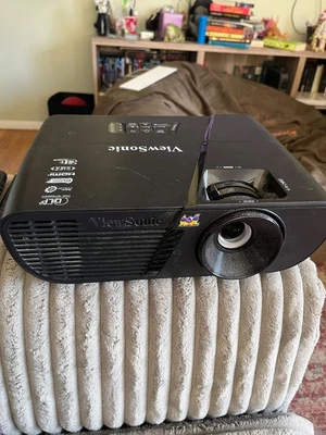 ViewSonic PJD5555w DLP Projector 3300 ANSI Home Theater Full HD 3D 1080p HDMI - Image 1 of 3