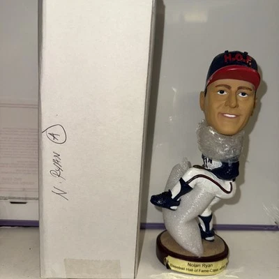 2017 Nolan Ryan HOF Bobblehead MLB Los Angeles Angels SGA New - Image 1 of 4