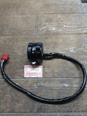 Peças genuínas NOS NOVAS 77-79 OEM Kawasaki KE KE250 conjunto de controle de interruptor de barra esquerda - Imagem 1 de 4