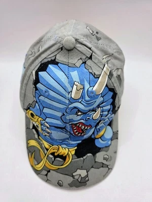 VINTAGE 1997 Extreme Dinosaurs SPIKE Triceratops Snapback Hat Cap Mattel  - Image 1 of 4