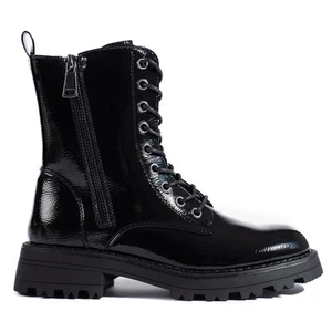 J. Star Women's shelovet workers with decorative zipper black - Picture 1 of 5