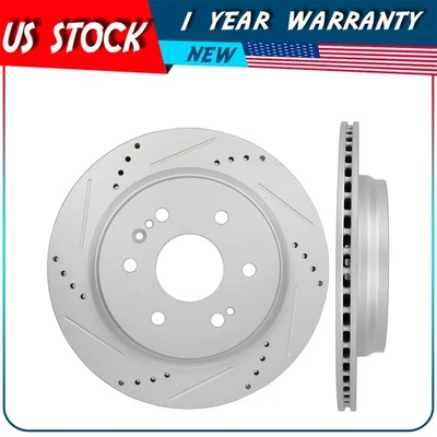 Rotores de freno traseros para Cadillac Escalade ESV 2021-2024 2020-2022 GMC Sierra 1500 Foto 1 de 4