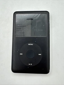 Apple iPod classic 6. Generation Schwarz (80GB) - A1238 mit 3200+ Songs - Bild 1 von 5