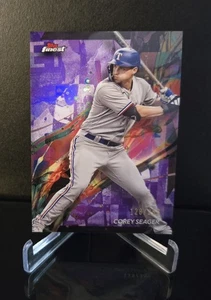 #'ed/250 🔥 COREY SEAGER SP 2024 Topps mejor prisma refractor púrpura común #5 - Imagen 1 de 2
