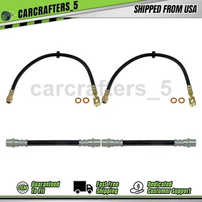 4 前后制动液压软管适用于 2010 年大众高尔夫 2.0L — 第 1/4 张图片