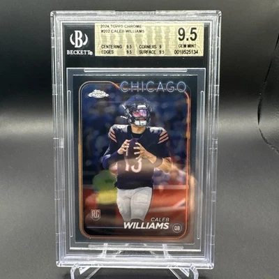 2024 Topps Chrome - Rookies Caleb Williams #202 (RC) Chicago Bears Rookie - Image 1 of 3