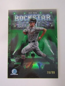 Bowman Rockstar Rookies Jace Jung RR-5 2025 refractor verde numerado 78/99 (RC) - Imagen 1 de 2
