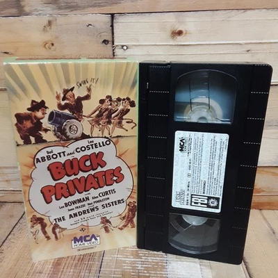 Buck Privates VHS Used Abbott Costello Comedy Classic Andrews Sisters - Image 1 of 4