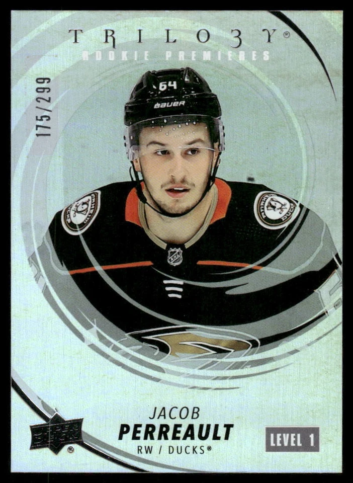 2022-23 Upper Deck Trilogy #232 Jacob Perreault #/299 - Image 1 of 2