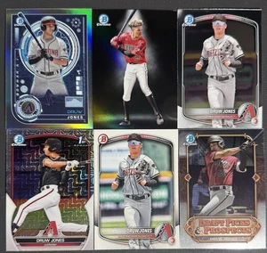 DRUW JONES - 6 Card Lot of Bowman 1st & Refractor Rookies RC Inserts - Picture 1 of 1