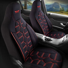 Autositzbezüge passend für Jaguar X-Type in Schwarz Rot Pilot 2.2