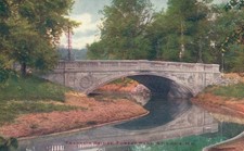 Vintage Postcard Franklin Bridge Forest Park St Louis Missouri V. O. Hammon Pub.
