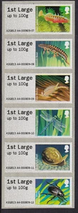 GB 2013 Post & Go Labels - Fresh Water Life Series 1 (B-053 (13) - Picture 1 of 1