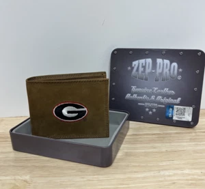 Zep-Pro Georgia Bulldogs Leather Wallet And Case - Picture 1 of 11