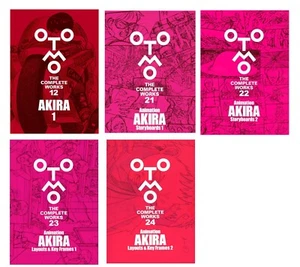 OTOMO THE COMPLETE WORKS Art Collection 12.21.22.23.24 AKIRA Japan New - Picture 1 of 11