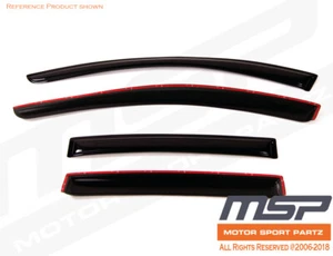 4pcs Out-Channel Visor Rain Guards For Mitsubishi Outlander 2016-2018 - Picture 1 of 6