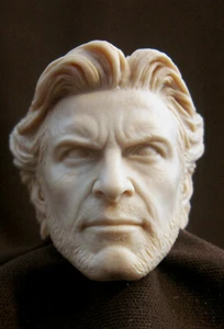 V-19 Hugh Jackman Wolverine RESIN UNPAINTED HEAD SCULPT Action figures 1/6 Scale - Imagen 1 de 3