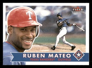 2001 Fleer Tradition Ruben Mateo #275  Texas Rangers - Picture 1 of 2