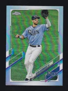 2021 Topps Chrome #38 KEVIN KIERMAIER Tampa Bay Rays REFRACTOR Parallel - Picture 1 of 3