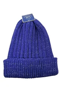 Invierno We Essentials Unisex Talla Única Invierno Azul Con Astilla Gorro Gorra Sombrero - Imagen 1 de 5