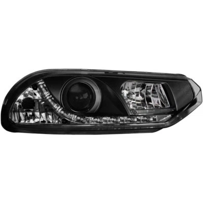 2 x Scheinwerfer L ED Tagfahrlicht Optik schwarz für Alfa Romeo 156 932_ 1.9 JTD - Bild 1 von 3