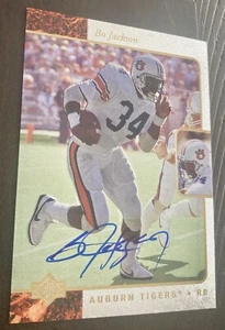 2013 SP Authentic - 1996 SP Design #96SP-103 Bo Jackson Autographed Card - Picture 1 of 5