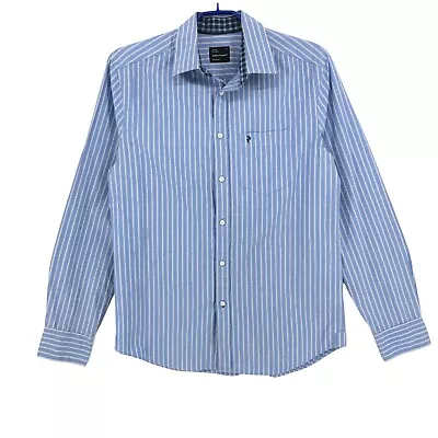 PEAK PERFORMANCE Men Phil Blue Long Sleeve Casual Shirt Size M - Image 1 of 4