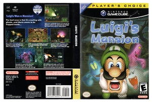 Luigi's Mansion Nintendo GameCube Repuesto Cubierta Arte Elección del Jugador Oficial - Imagen 1 de 2