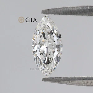 0.55 Ct GIA Certified Natural Marquise Diamond 8.75 MM White - H Diamond QL8858 - Picture 1 of 10