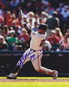 Autogramm 8x10 Hector Sanchez San Francisco Giants Catcher Padres White Sox - Bild 1 von 1