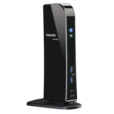 Toshiba DynaDock U.30 Universal USB 3.0 Docking Station Model# PA3927A-1PRP - image 1 of 2