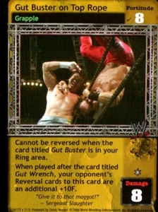 2004 WWE CCG Raw Deal Divas Overload 19/172 Gut Buster On Top Rope  - Picture 1 of 1