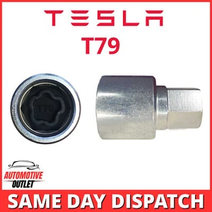 T79 CAR MASTER WHEEL LOCK NUT KEY SECURITY BOLT SOCKET SCREW TOOL FOR TESLA - Picture 1 of 5