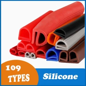 Silicone Rubber E-shaped Sealing Strip High TEMP for Oven Steaming Box - Picture 1 of 113