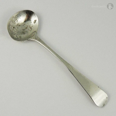 GEORGE III STERLING SILVER MUSTARD SPOON London 1816 Edward Lees Cover