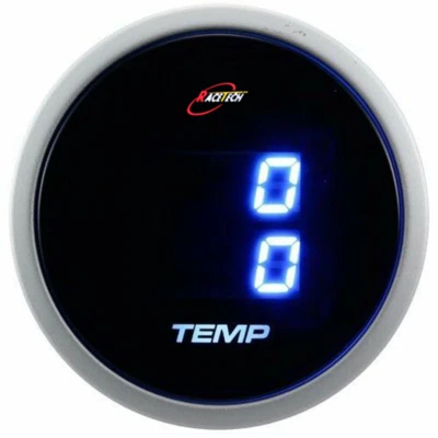 52mm 2-1/16" Digital Dual Temperature Gauge °F Water Temp & Oil Temp Blue LED - Image 1 of 4