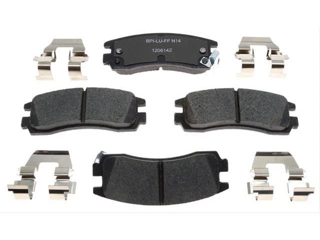 Rear Brake Pad Set For 1997-2003 Pontiac Grand Prix 2002 2001 1998 1999 NG931XG - Image 1 of 1