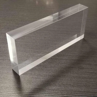 TECHTONGDA 7.8" x1.9" Acrylic Nameplate Office Nameplate Identity Card desk name plate