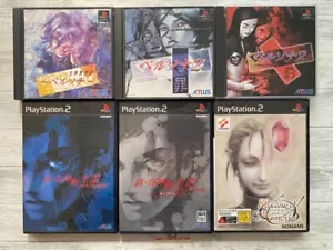 SONY PS 1 2 Persona & Shin Megami Tensei Ⅲ & Shadow of Memories set from Japan - Picture 1 of 14