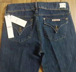 Hudson Damengröße 28 "Collin Skinny" Jeans Denim Gesäßtasche Knopfdetail blau - Bild 1 von 17