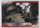 2018 Topps Star Wars: The Last Jedi Series Ii Rey R2-D2 To The Rescue #95 2K3